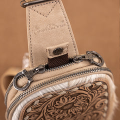 Montana West Tooled Concealed Carry Sling Bag