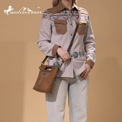 Montana West Diamond Cross Stitch Crossbody Bag