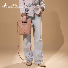 Montana West Diamond Cross Stitch Crossbody Bag
