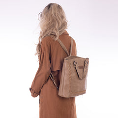 WG94G-9110 Wrangler Tote Convertible Backpack/Crossbody Bag - Khaki