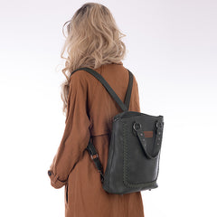 WG94G-9110  Wrangler Tote Convertible Backpack/Crossbody Bag - Green