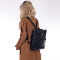 WG94G-9110  Wrangler Tote Convertible Backpack/Crossbody Bag - Black