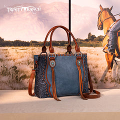 Trinity Ranch Concho Collection Tote/Crossbody