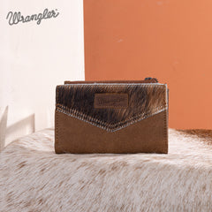 Wrangler V-Shaped Stitching Genuine Leather Wallet