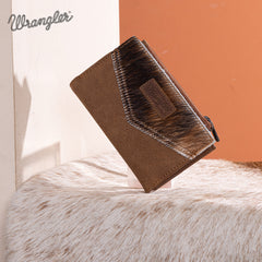Wrangler V-Shaped Stitching  Genuine Leather Wallet