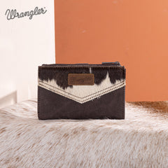 Wrangler V-Shaped Stitching  Genuine Leather Wallet