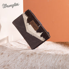 Wrangler V-Shaped Stitching  Genuine Leather Wallet
