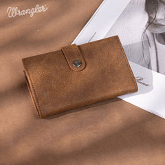 Wrangler V-Shaped Stitching Tooled Collection Wallet