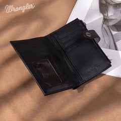 Wrangler V-Shaped Stitching Tooled Collection Wallet