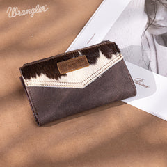 Wrangler V-Shaped Stitching  Genuine Leather Wallet