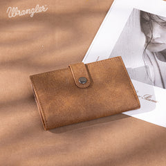 Wrangler V-Shaped Stitching  Genuine Leather Wallet