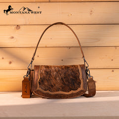 Montana West Genuine Hair-On Cowhide Shoulder Bag