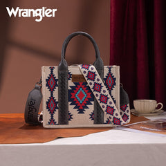 Wrangler Aztec Pattern Dual Sided Print Tote