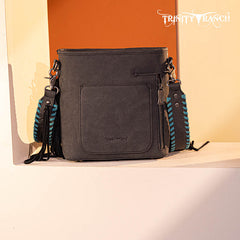 Trinity Ranch Tooled Fringe Crossbody