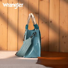 Wrangler Southwestern Print Rope Tote Bag