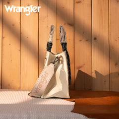 Wrangler Southwestern Print Rope Tote Bag