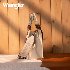 Wrangler Southwestern Print Rope Tote Bag