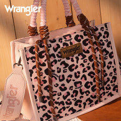 Wrangler Southwestern Print Rope Tote Bag
