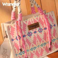 Wrangler Southwestern Print Rope Tote Bag