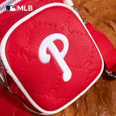 MLB Philadelphia Phillies Crossbody Bag-Red