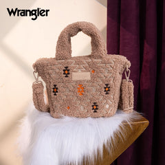 Wrangler Sherpa Aztec Sherpa Small Tote Bag