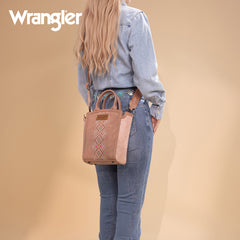 Wrangler Aztec Embroidered Floral Embossed Tote/Crossbody