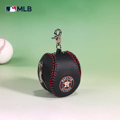 MLB Baseball Team Portable Wallet Keychain Case