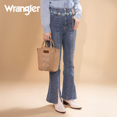 Wrangler Aztec Embroidered Floral Embossed Tote/Crossbody