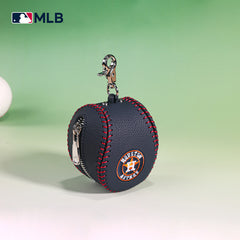 MLB Baseball Team Portable Wallet Keychain Case