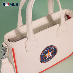 MLB Houston Astros Team Tote/Crossbody with Baseball Coin Pouch