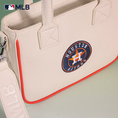MLB Houston Astros Team Tote/Crossbody with Baseball Coin Pouch