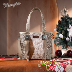 2025 New Wrangler Hair-On Cowhide Tote/Crossbody Bag Collection