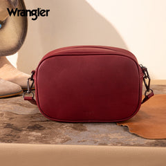 Wrangler Sherpa Aztec Canvas Crossbody