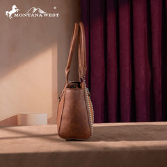 Montana West Tooled Concho Concealed Carry Tote
