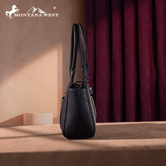 Montana West Tooled Concho Concealed Carry Tote