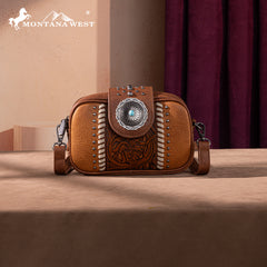 Montana West Tooled Collection Crossbody