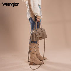 Wrangler Whipstitch Top Handle Crossbody Bag