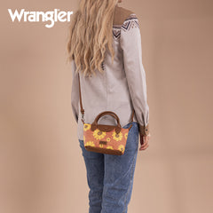 Wrangler Sunflower Print Mini Crossbody Bag