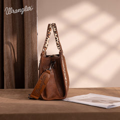 Wrangler Leopard Print Concealed Carry Tote Bag
