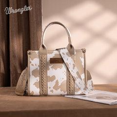Wrangler Leopard Print Concealed Carry Tote Bag