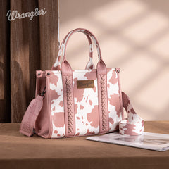 Wrangler Leopard Print Concealed Carry Tote Bag