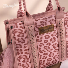 Wrangler Leopard Print Concealed Carry Tote Bag