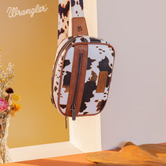 Wrangler Cow Print Belt Bag/Fanny Pack