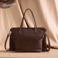 Wrangler Aztec Embroidered Tote Bag