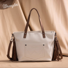 Wrangler Aztec Embroidered Tote Bag