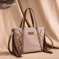 Wrangler Aztec Embroidered Tote Bag