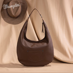 Wrangler Aztec Embroidered Large Hobo Bag