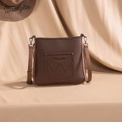 Wrangler Aztec Embroidered Fringe Crossbody