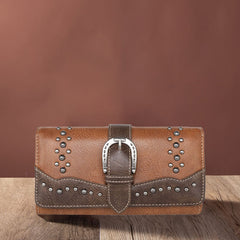 Montana West Buckle Collection Wallet