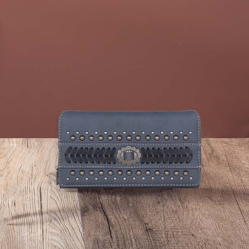 Montana West Whipstitch Collection Wallet